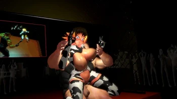 Anime Milk Girl Has Anal While Holding up Victory Signs