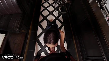 Nick Ross And Jill Valentine - Hot Brunette Fucks Hard With Moans In Resident Evil Cosplay Parody