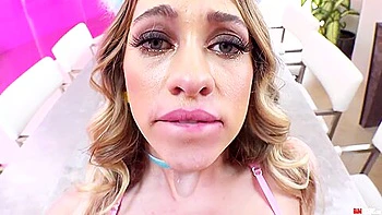 Skinny Teen 18+ Wearing Bikini Khloe Kapri Fucks