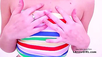 Petite Girl Gets Cock Pushed In Her Mouth