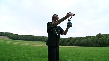 Humiliated outside wax play whipping