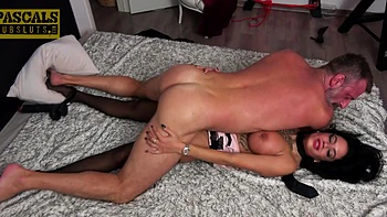 The tattooed latina slut M.Desousa gets dominated and fucked hard.