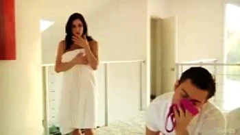 Hot stepmom gets fucked by her stepson: Blowjob, Doggy  Cowgirl Porn