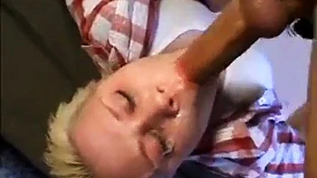 Lesbian Teen s first taste of dick: Blowjob, Hardcore  Blonde Porn