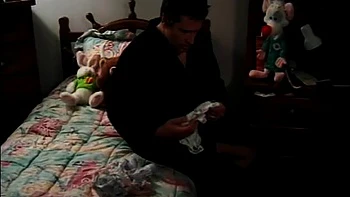 Jewish man becomes very horny when he smells young blondes panties