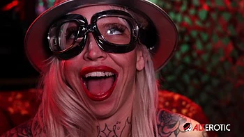 Kitt Jones Gets So Horny In Her Bunker She Uses A Powerful Machine On Her Pussy!