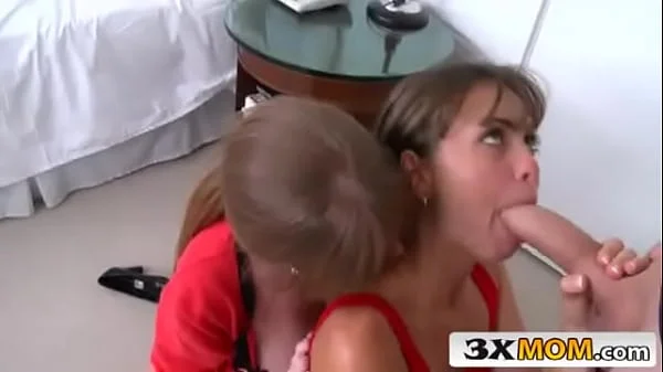 hot ffm threesome with stepmom and stepdaughter