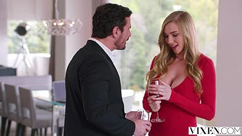 Kendra Sunderland has an intense sexual encounter on the bed with Manuel Ferrara.