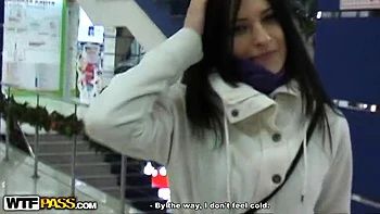 Public fuck on homemade sex tape