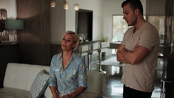 Short Hair Blonde Milf has sex with stepson: Blowjob, Doggy  Cowgirl Porn