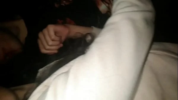 Dollscult public threesome and cum in car!! Cumshot swallow
