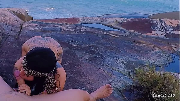 SEX IN PARADISE ASS GIRLFRIEND AMADORA PUBLIC BEACH - SEXDOLL 520