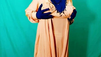 Indian Beautiful Hijabi Muslim Couple Thirsty For Sex