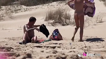 Shameless Naked Spanish Couples Copulate On Wild Beach