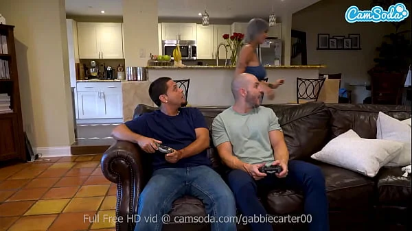 Fucked my step-brother while he’s playing madden with my boyfriend