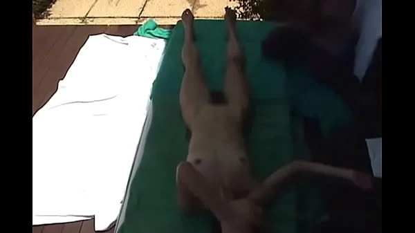 Hidden camera massage for tourist