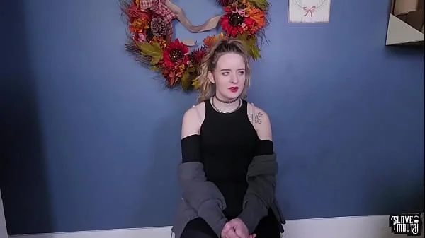 Submissive lesbian sucking