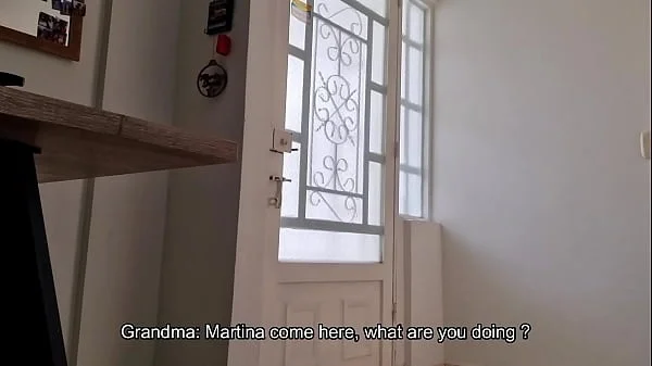 Martina was almost caught by her squirting for a custom