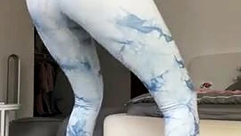 Adrianna Savu sportswear workout - super horny, dissolute gonzo porn!