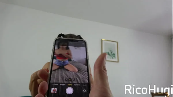 Step Sister Sucks My Big Dick While Talking On The Phone With Her BF 4K!