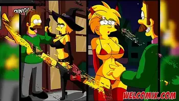 Halloween night with sex - The Simptoons
