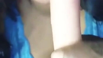 Hot Indian Girl Sucking Dildo