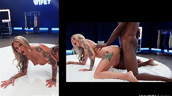 Kaci Kennedy shares husband's bbc with Chocolate Rod