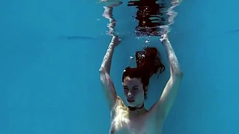 Hot Mixed Race Teen 18+ Fernanda Releve Swimming