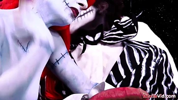 Sexy Joanna Angel in A nightmare before Christmas XXX parody