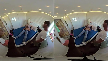 Kyra Hot Behind The Scenes VR Part One - Sloppy Creampie Into