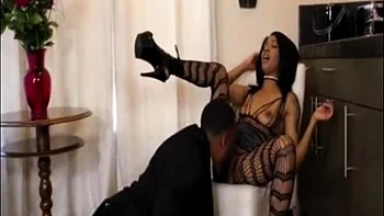 In love with this bitch ft. Masked Ebony: Blowjob, Doggy  Cowgirl Porn