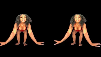 Chase My Cheeks - Ebony MILF Chase Sexy Tease