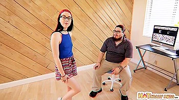 Bambi Black Cute Teen 18+ Pays Off Stepdaddys Debt