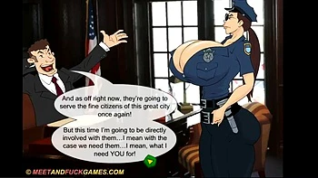 Police whore 3: Blowjob, Cowgirl  Big Tits Porn