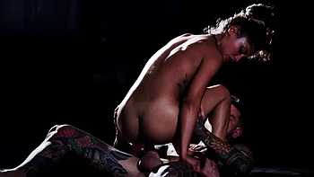 Juan Lucho and Scarlet Rebel in passionate latina cowgirl action