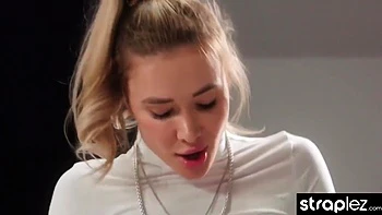 Kinky Strapon Domme Fucks Her Charming Gf Doggy Style