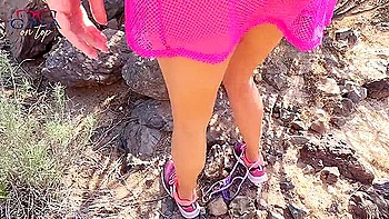 Thirsty Stepmother Id Like To Fuck With Broken Car Helped And Banged By Stranger In The Wilderness