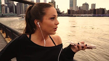 The guy licks the girl’s pussy and she his balls