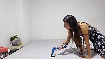 Bedtime Tease  Soft Sheets with a Naughty Dress part vol1 by LennaRushh: Porn