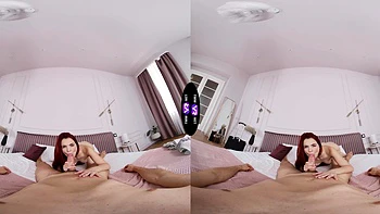 Redhead teen Sirena Milano enjoys riding cock