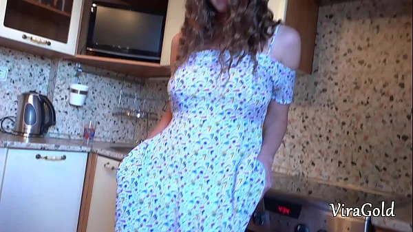 Fingering pussy to my step daughter and touching her big and beautiful tits. Vira Gold with Kecy Hill