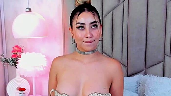 Babe Pleasuring Herself and Playing With Her Pussy