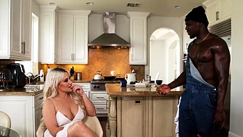 Blondie MILF Jessica Ryan Moans From BBC Handyman