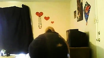 Curvy Ebony Cam Girl Plays with Fruit