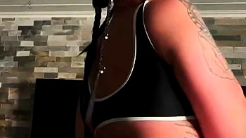 Blonde with Big Boobs Gives Blowjob to Her Dildo on Liv more