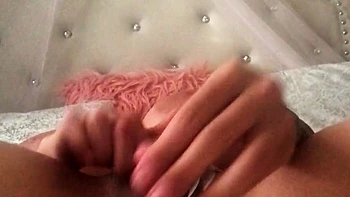 Close up solo beauty toying ass