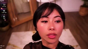 Japanese teen has her holes toyed qith