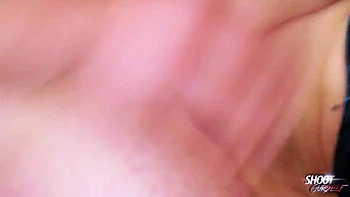 Huge Tits Bouncing When Young Brunette Riding Cock