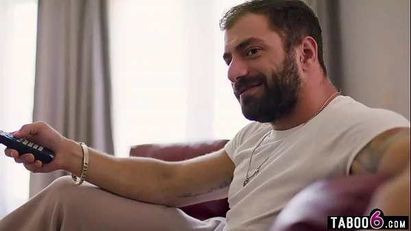 Suspicious latina MILF wife catches husband Liv Revamped jerking off his big dick