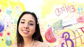 Naughty Chick Gives Blowjob on Huge Dick, Takes It Up the